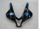 Honda CBR 600 RR 2009-2012 Motorrad Verkleidungen - Schwarz Weiß Blau