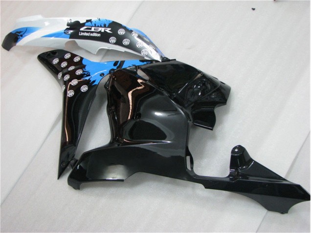 Honda CBR 600 RR 2009-2012 Motorrad Verkleidungen - Schwarz Weiß Blau