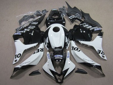 Honda CBR 600 RR 2009-2012 Motorrad Verkleidungen - Schwarz Weiß Repsol