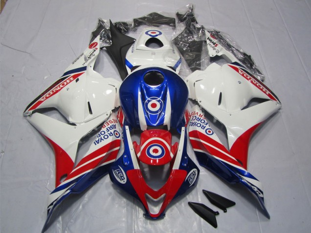 Honda CBR 600 RR 2009-2012 Motorrad Verkleidungen - Weiß Blau Rot