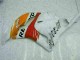 Honda CBR 600 RR 2009-2012 Motorrad Verkleidungen - Weiß Orange Repsol