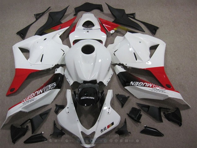 Honda CBR 600 RR 2009-2012 Motorrad Verkleidungen - Weiß Rot Schwarz Mugen