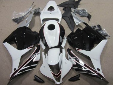 Honda CBR 600 RR 2009-2012 Motorrad Verkleidungen - Weiß Schwarz