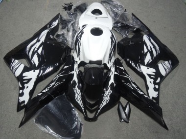 Honda CBR 600 RR 2009-2012 Motorrad Vollverkleidung - Schwarz Weiß