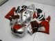 Honda CBR 600 RR 2013-2021 Motorrad Verkleidungen - Rot Silber