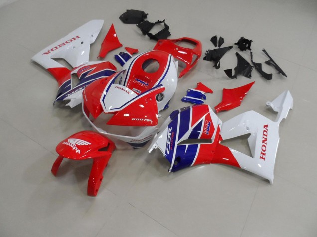 Honda CBR 600 RR 2013-2021 Motorrad Verkleidungen - Rot Weiß Blau HRC