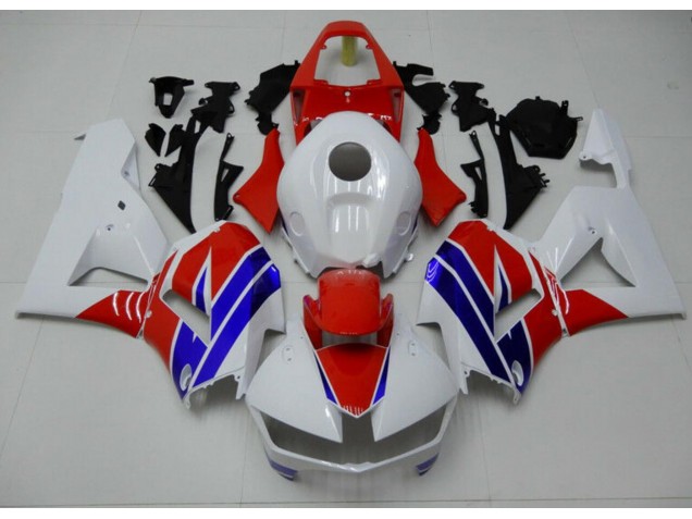 Honda CBR 600 RR 2013-2021 Motorrad Verkleidungen - Weiß Blau Rot