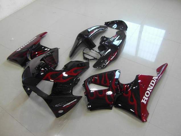 Honda CBR 900 RR 919 1998-1999 Motorrad Verkleidung - Schwarz Rot