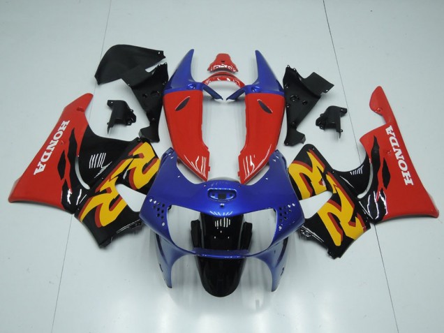 Honda CBR 900 RR 919 1998-1999 Motorrad Verkleidungen - Blau Rot Schwarz