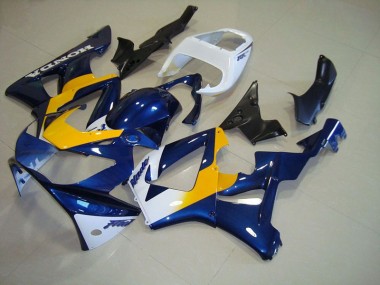 Honda CBR 900 RR 929 2000-2001 Motorrad Verkleidungen - Blau Gelb