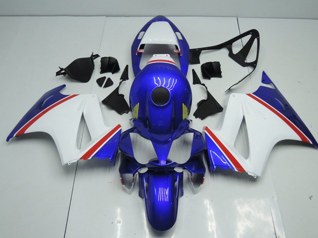 Honda VFR 800 2002-2013 Motorrad Verkleidungen - Blau und Weiß