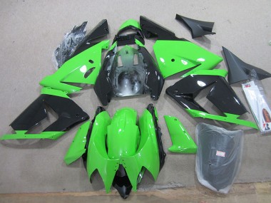 Kawasaki ZX10R 2003-2005 Motorrad Verkleidungen - Schwarz Grün