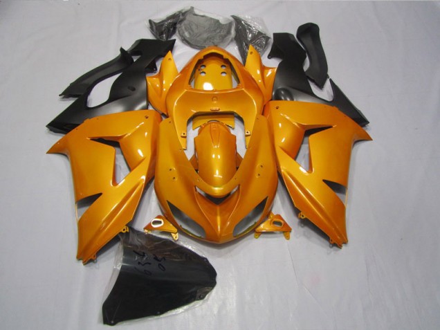 Kawasaki ZX10R 2006-2007 Motorrad Verkleidung - Orange