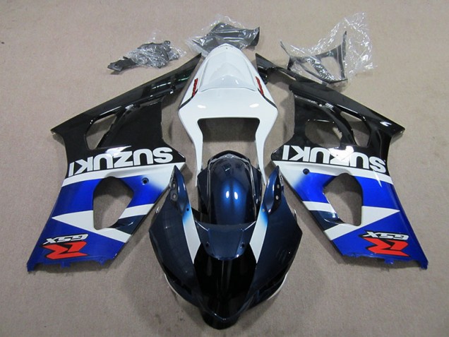 Suzuki GSXR 1000 K3 2003-2004 Motorrad Verkleidung - Blau Weißer Aufkleber