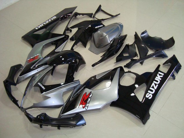 Suzuki GSXR 1000 K5 2005-2006 Motorrad Verkleidung - Grau Schwarz