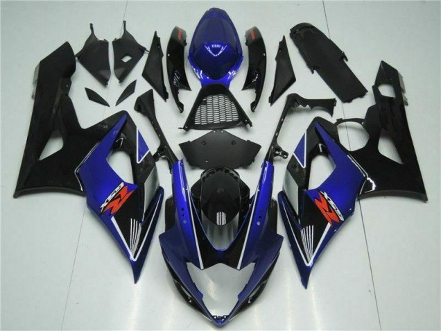 Suzuki GSXR 1000 K5 2005-2006 Motorrad Verkleidungen - Blau Schwarz