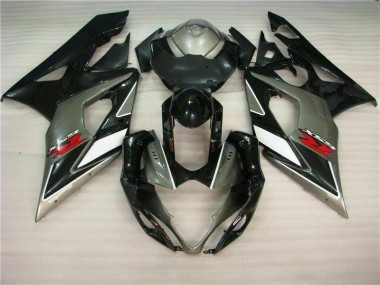 Suzuki GSXR 1000 K5 2005-2006 Motorrad Verkleidungen - Grau Schwarz