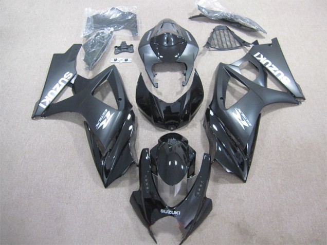 Suzuki GSXR 1000 K7 2007-2008 Motorrad Vollverkleidung - Schwarz