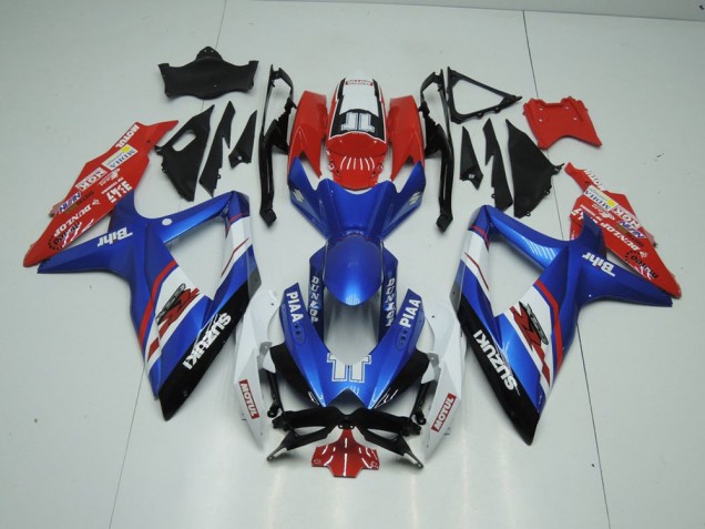 Suzuki GSXR 1000 K9 2009-2016 Motorrad Verkleidungen - Blau und Rot