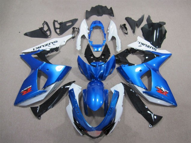 Suzuki GSXR 1000 K9 2009-2016 Motorrad Verkleidungen Komplett Sets - Blau Weiß