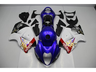 Suzuki GSXR 1300 Hayabusa 1996-2007 Motorrad Verkleidung - Blau Weiß