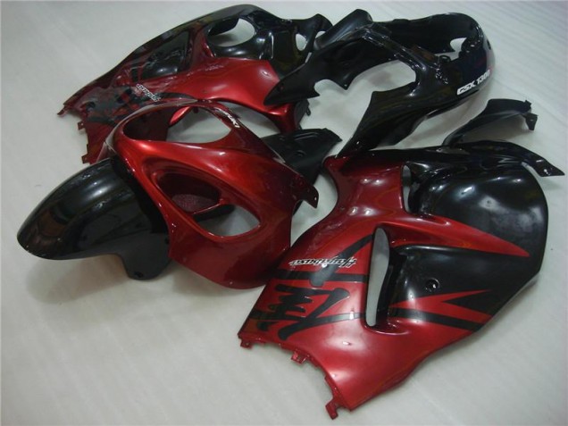 Suzuki GSXR 1300 Hayabusa 1996-2007 Motorrad Verkleidung - Rot Schwarz