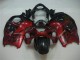 Suzuki GSXR 1300 Hayabusa 1996-2007 Motorrad Verkleidung - Rot Schwarz