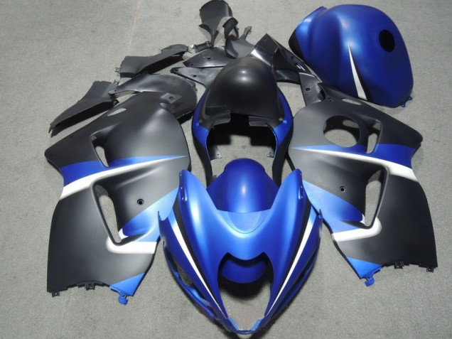 Suzuki GSXR 1300 Hayabusa 1996-2007 Motorrad Verkleidungen - Blau Schwarz