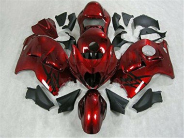 Suzuki GSXR 1300 Hayabusa 1996-2007 Motorrad Verkleidungen - Rot Schwarz