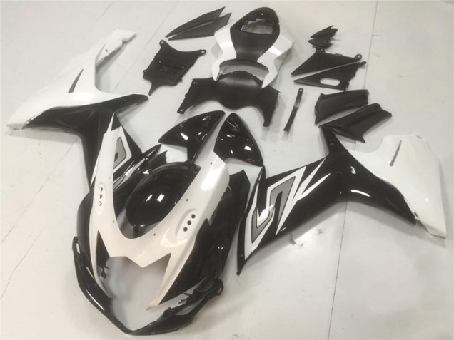 Suzuki GSXR 600 / 750 K11 2011-2024 Motorrad Verkleidungen - Schwarz Weiß