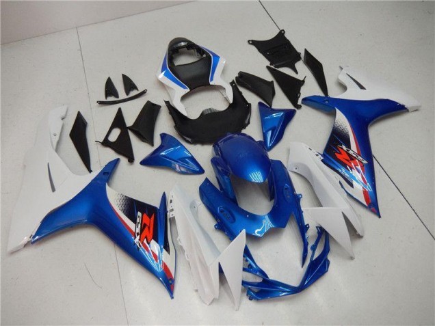 Suzuki GSXR 600 / 750 K11 2011-2024 Motorrad Vollverkleidung - Blau Weiß