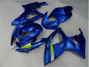 Suzuki GSXR 600 / 750 K6 2006-2007 Motorrad Verkleidungen - Blau