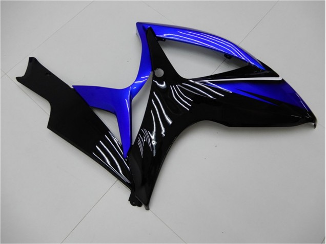 Suzuki GSXR 600 / 750 K6 2006-2007 Motorrad Verkleidungen & Plastik - Blau Schwarz