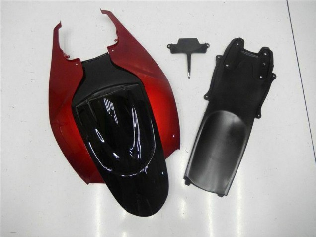 Suzuki GSXR 600 / 750 K6 2006-2007 Motorrad Verkleidungen & Plastik - Rot Schwarz