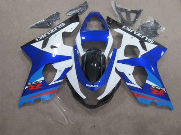 Suzuki GSXR 600 K4 2004-2005 Motorrad Verkleidung - Blau Weiß