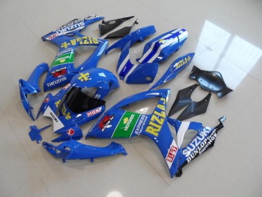 Suzuki GSXR 750 K6 2006-2007 Motorrad Verkleidungen - Blau Gelb Rizla