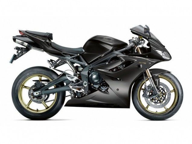 Triumph Daytona 675 Triple 2006-2008 Motorrad Verkleidungen - Matt Schwarz