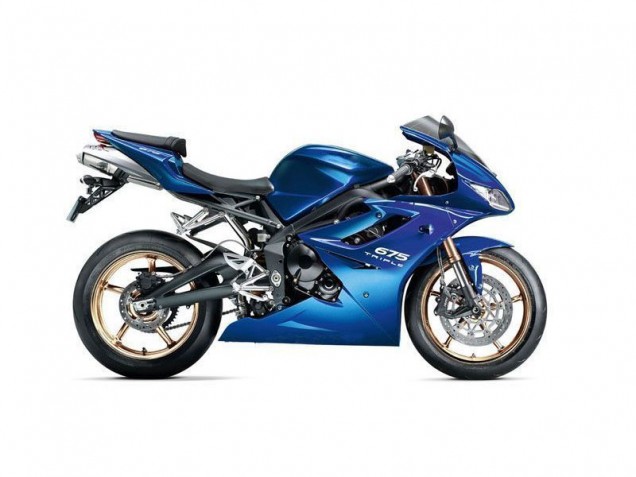 Triumph Daytona 675 Triple 2009-2012 Motorrad Verkleidungen - Blau