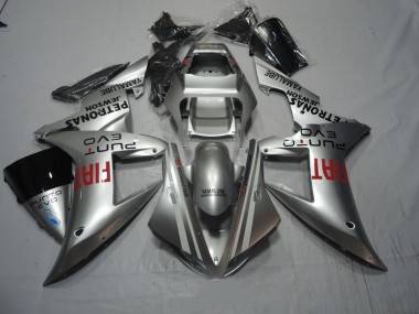 Yamaha R1 2002-2003 Motorrad Verkleidungen - Silber Fiat