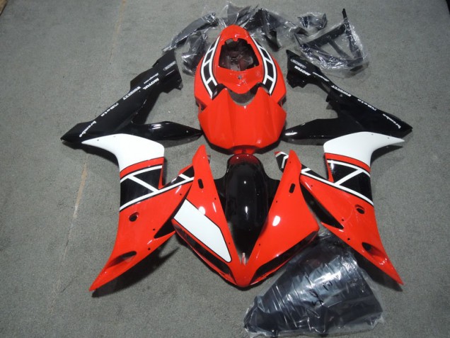 Yamaha R1 2004-2006 Motorrad Verkleidung - Rot Weiß Schwarz