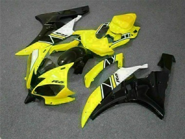 Yamaha R6 2006-2007 Motorrad Verkleidung - Gelb